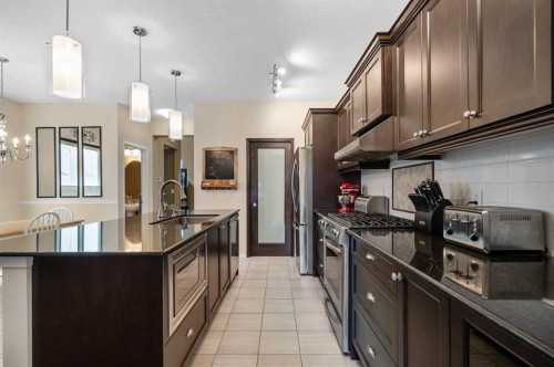80 Legacy Crescent Se, Calgary, AB - Indoor Photo Showing Kitchen With Upgraded Kitchen