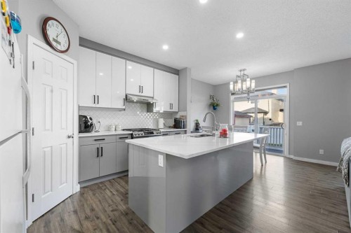 17 Saddlecrest Crescent Ne, Calgary, AB - Indoor Photo Showing Kitchen With Upgraded Kitchen