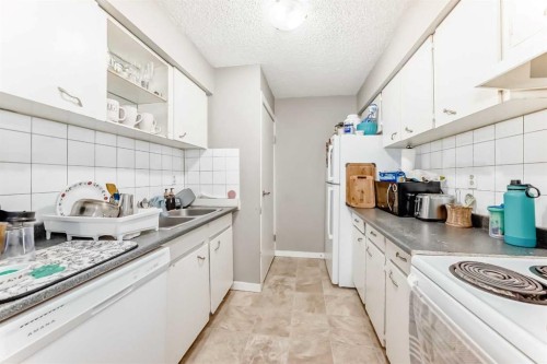 4611 50 Street, Red Deer, AB - Indoor Photo Showing Kitchen With Double Sink