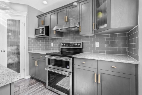 178 Evansmeade Common Nw, Calgary, AB - Indoor Photo Showing Kitchen With Upgraded Kitchen