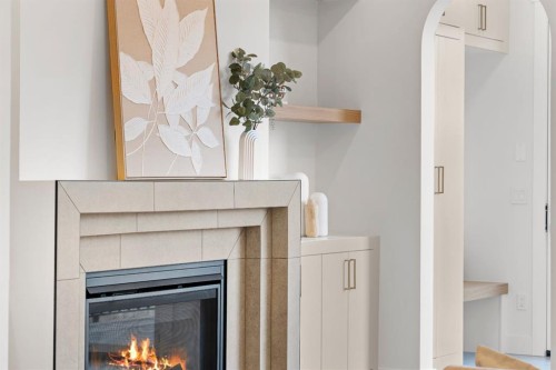 1904 48 Avenue Sw, Calgary, AB - Indoor Photo Showing Other Room With Fireplace