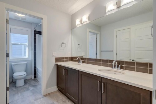 427 Canals Boulevard Sw, Airdrie, AB - Indoor Photo Showing Bathroom