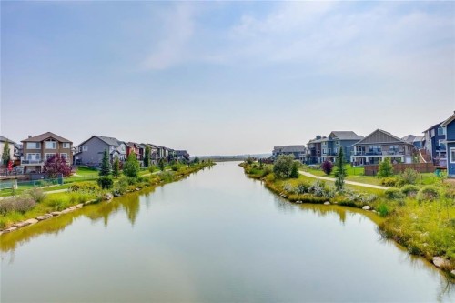 427 Canals Boulevard Sw, Airdrie, AB - Outdoor With Body Of Water With View