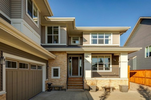 427 Canals Boulevard Sw, Airdrie, AB - Outdoor With Facade