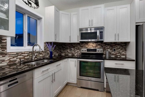 162 Walden Crescent Se, Calgary, AB - Indoor Photo Showing Kitchen With Double Sink With Upgraded Kitchen