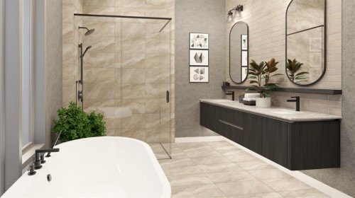 307-4180 Kovitz Avenue Nw, Calgary, AB - Indoor Photo Showing Bathroom