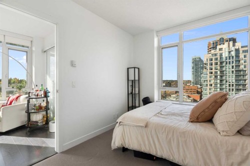 1102-1501 6 Street Sw, Calgary, AB - Indoor Photo Showing Bedroom