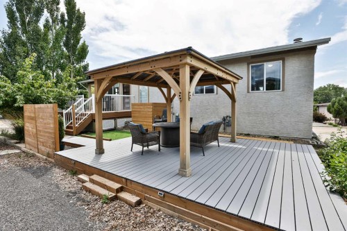 645 Lakeside Drive, Rural Vulcan County, AB - Outdoor With Deck Patio Veranda With Exterior