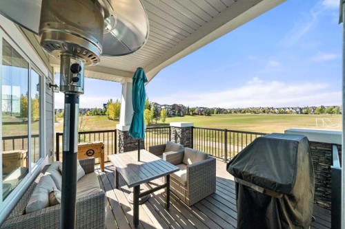 49 Marquis Grove Se, Calgary, AB - Outdoor With Deck Patio Veranda With Exterior
