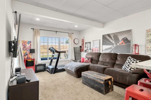 49 Marquis Grove Se, Calgary, AB - Indoor Photo Showing Living Room