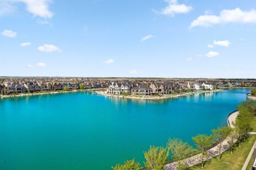 49 Marquis Grove Se, Calgary, AB - Outdoor With Body Of Water With View