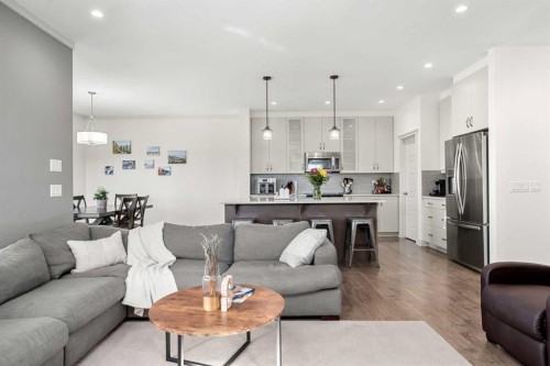 49 Marquis Grove Se, Calgary, AB - Indoor Photo Showing Living Room