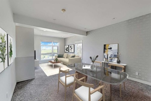 10 Walden Lane Se, Calgary, AB - Indoor Photo Showing Living Room