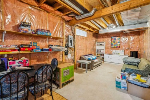 142 Elizabeth Way Se, Airdrie, AB - Indoor Photo Showing Basement