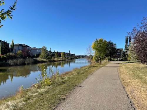 266 Canals Circle Sw, Airdrie, AB - Outdoor With Body Of Water With View