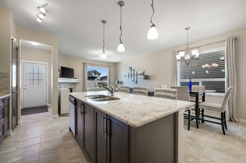 70 Nolanfield Terrace Nw, Calgary, AB - Indoor Photo Showing Kitchen With Double Sink With Upgraded Kitchen