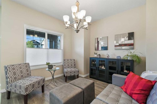 70 Nolanfield Terrace Nw, Calgary, AB - Indoor Photo Showing Living Room