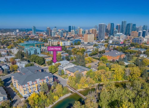 2020 2 Street Sw, Calgary, AB - Outdoor With View