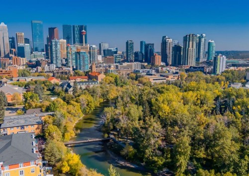 2020 2 Street Sw, Calgary, AB - Outdoor With View