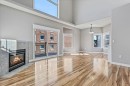 1207-1514 11 Street Sw, Calgary, AB  - Indoor With Fireplace 