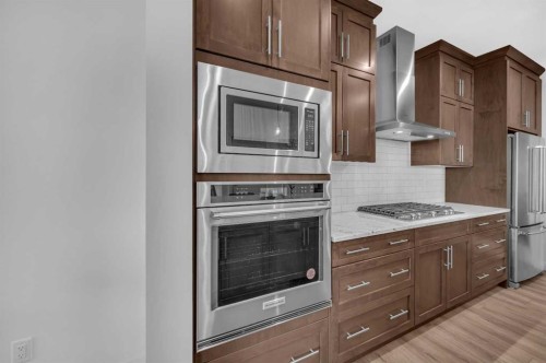 95 Redstone Heights Ne, Calgary, AB - Indoor Photo Showing Kitchen With Stainless Steel Kitchen