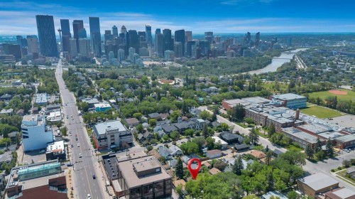 111 11 Avenue Nw, Calgary, AB - Outdoor With View