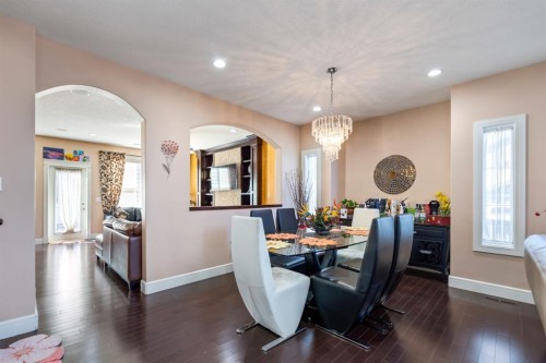 19 Saddlelake View Ne, Calgary, AB - Indoor Photo Showing Dining Room