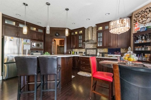 19 Saddlelake View Ne, Calgary, AB - Indoor Photo Showing Kitchen With Upgraded Kitchen