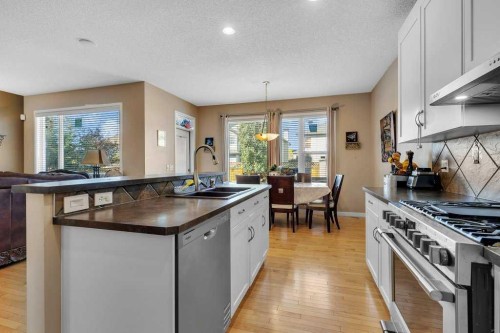 119 Valley Stream Circle Nw, Calgary, AB - Indoor Photo Showing Kitchen With Double Sink With Upgraded Kitchen