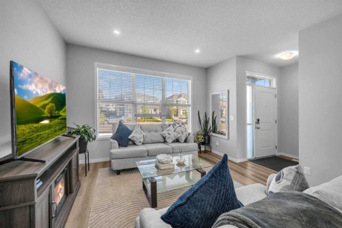 169 Dawson Drive, Chestermere, AB - Indoor Photo Showing Living Room