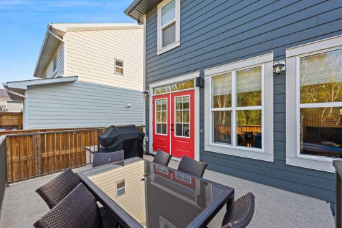 34 Coach Ridge Point Sw, Calgary, AB - Outdoor With Deck Patio Veranda With Exterior