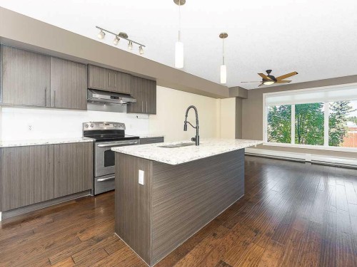 202-15207 1 Street Se, Calgary, AB - Indoor Photo Showing Kitchen