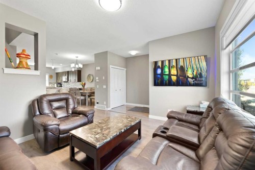 1529 Cornerstone Boulevard Ne, Calgary, AB - Indoor Photo Showing Living Room