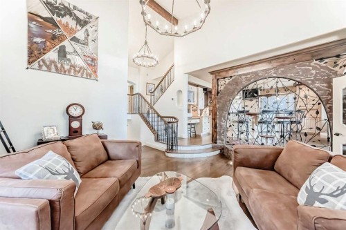 716 West Chestermere Drive, Chestermere, AB - Indoor Photo Showing Living Room