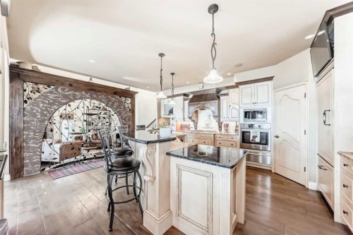 716 West Chestermere Drive, Chestermere, AB - Indoor Photo Showing Kitchen With Stainless Steel Kitchen With Upgraded Kitchen