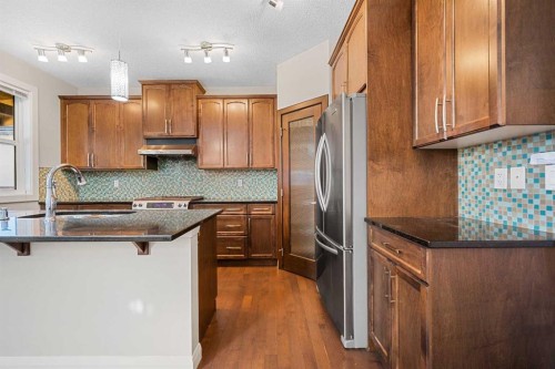 53 Redstone Villas Ne, Calgary, AB - Indoor Photo Showing Kitchen With Stainless Steel Kitchen With Upgraded Kitchen