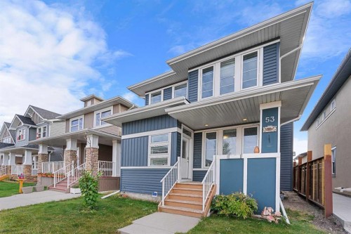 53 Redstone Villas Ne, Calgary, AB - Outdoor With Facade