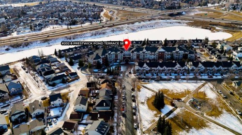 202-8 Prestwick Pond Terrace Se, Calgary, AB - Outdoor With View