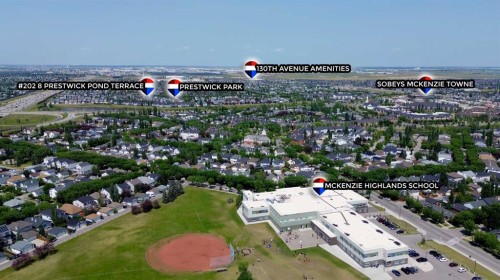 202-8 Prestwick Pond Terrace Se, Calgary, AB - Outdoor With Body Of Water With View