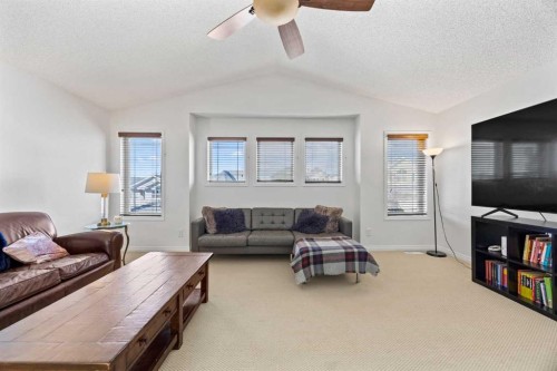 83 Aspen Stone Terrace Sw, Calgary, AB - Indoor Photo Showing Living Room