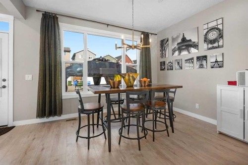 44 Calhoun Common Ne, Calgary, AB - Indoor Photo Showing Dining Room