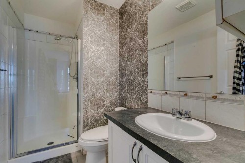 51 Spring Meadows Bay, Okotoks, AB - Indoor Photo Showing Bathroom