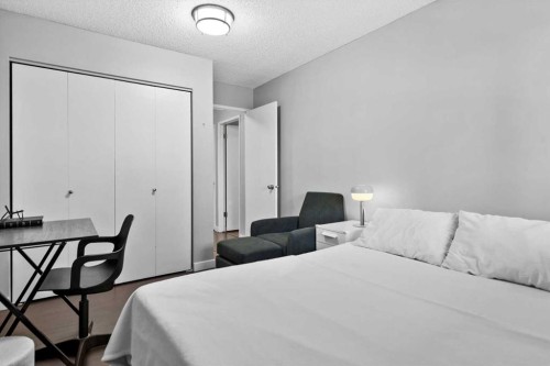 205-1001 68 Avenue Sw, Calgary, AB - Indoor Photo Showing Bedroom