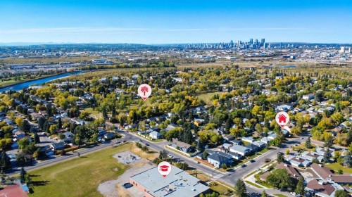 6609 19 Street Se, Calgary, AB - Outdoor With View