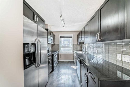 326 Covecreek Circle Ne, Calgary, AB - Indoor Photo Showing Kitchen With Stainless Steel Kitchen With Upgraded Kitchen