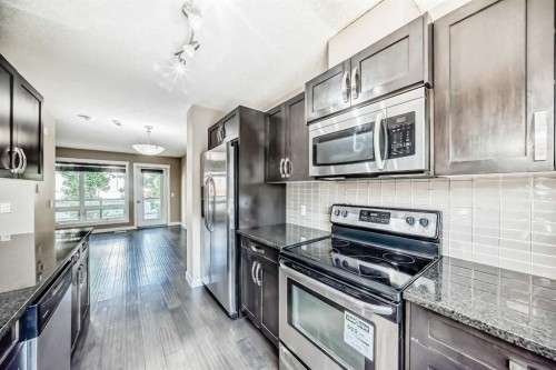 326 Covecreek Circle Ne, Calgary, AB - Indoor Photo Showing Kitchen With Stainless Steel Kitchen With Upgraded Kitchen