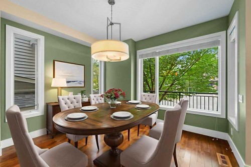 2512 16B Street Sw, Calgary, AB - Indoor Photo Showing Dining Room