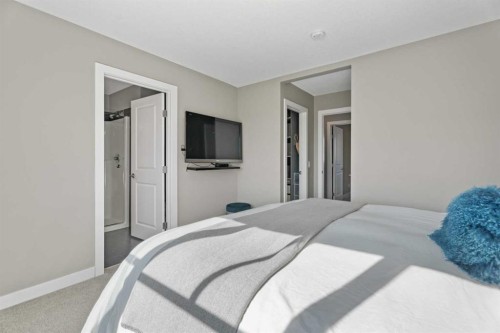 332 Lawthorn Way Se, Airdrie, AB - Indoor Photo Showing Bedroom