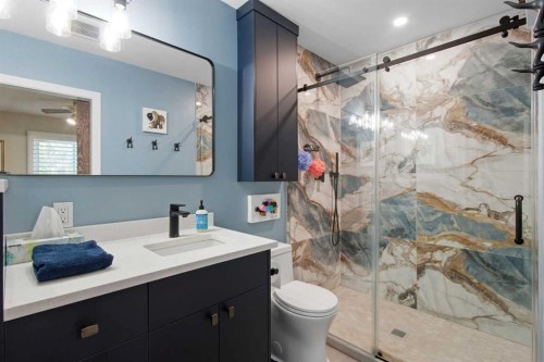 83 Brazeau Crescent Sw, Calgary, AB - Indoor Photo Showing Bathroom