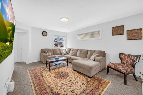 127 Ambleside Crescent Nw, Calgary, AB - Indoor Photo Showing Living Room